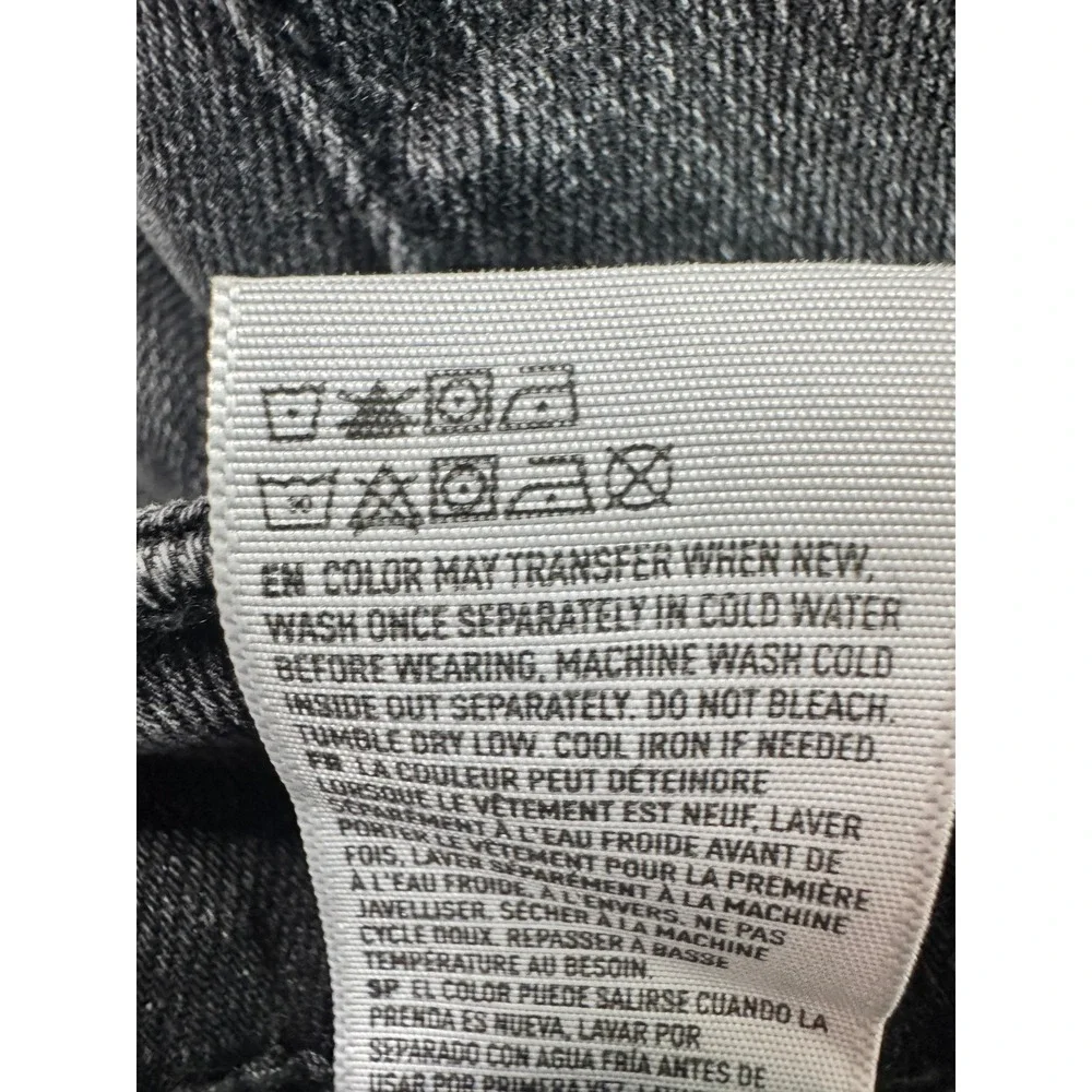 American Eagle Slim Jeans Mens 32x36 Black NEW Distressed Ne(x)t Level Flex 3002